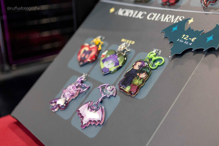 Keychain Booth Setup