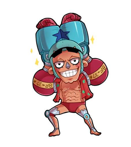 Franky | One Piece Sticker Sheet 2025